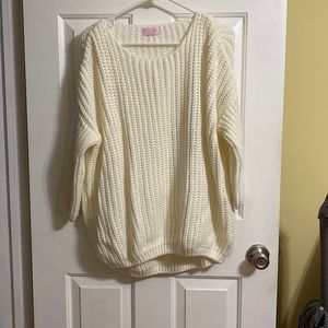 Cream sweater